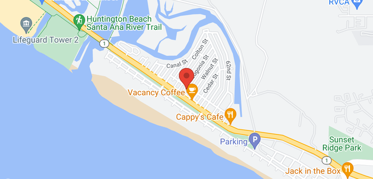 map of 208 Lugonia Newport Beach, CA 92663